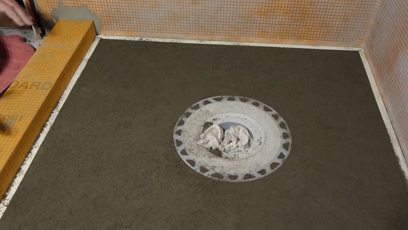 Shower Pan Installation