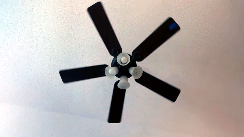 Ceilling Fan Spinning Slow