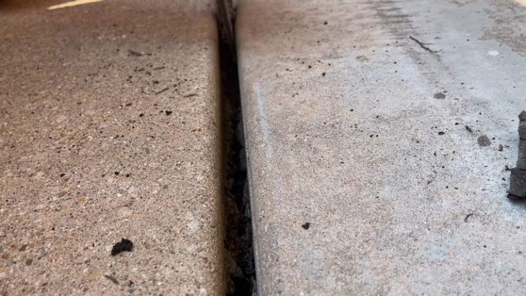 Driveway Separating From House