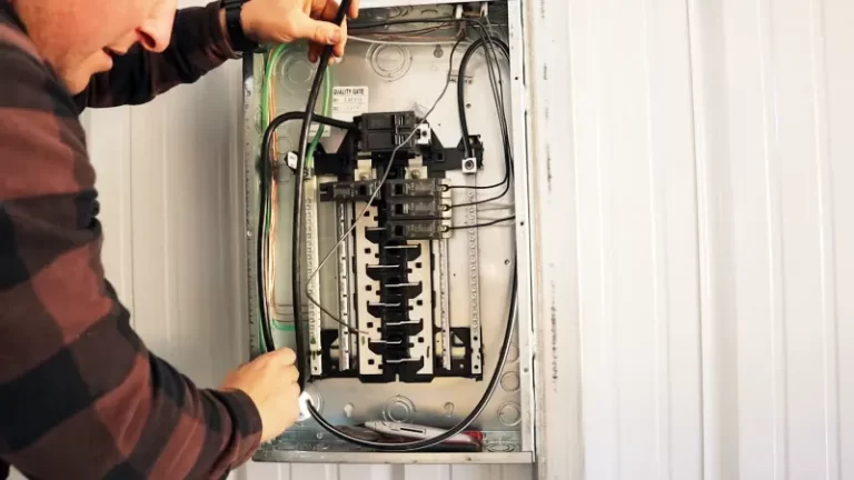 Garage Wire in Circuit Breaker Panel