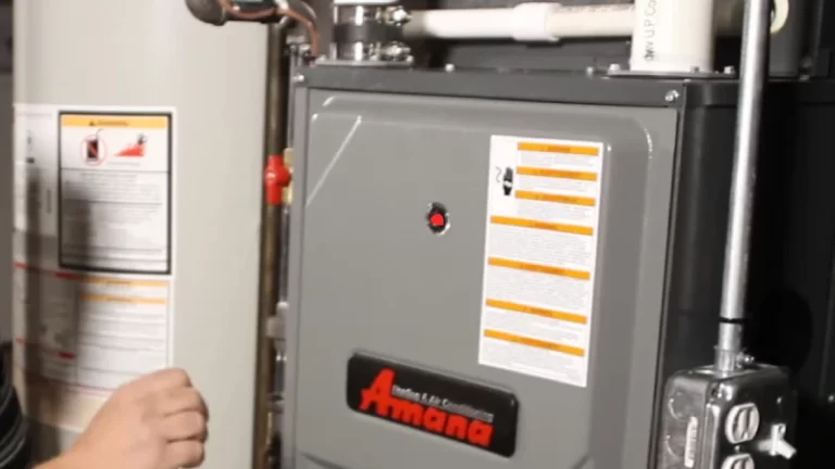 Red and Green Light on Furnace