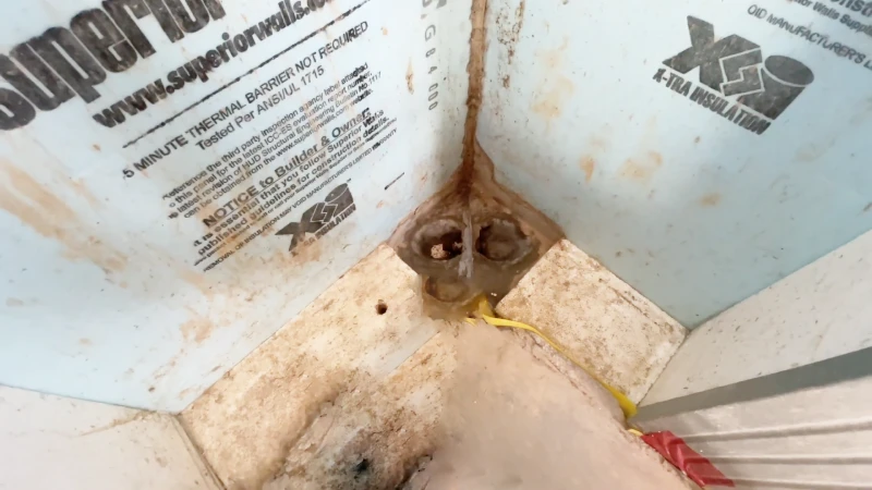 Superior Wall Leaking