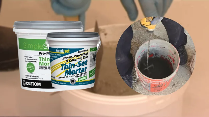 pre mix thinset vs mix it yourself