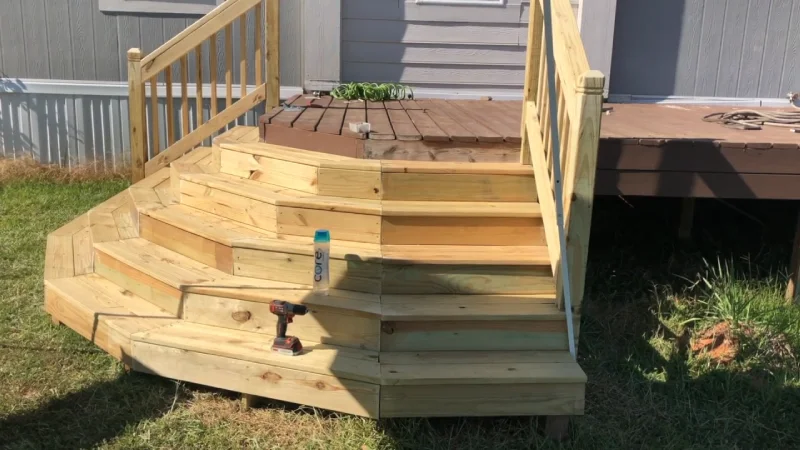 Half Hexagon Half Octagon Steps