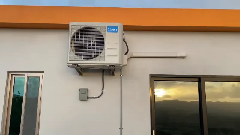 air conditioner condenser unit