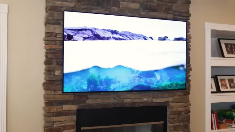 Running Wires Behind Gas Fireplace is Easy