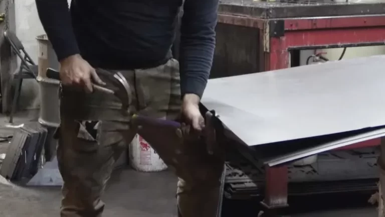 Straighten Aluminum Plate